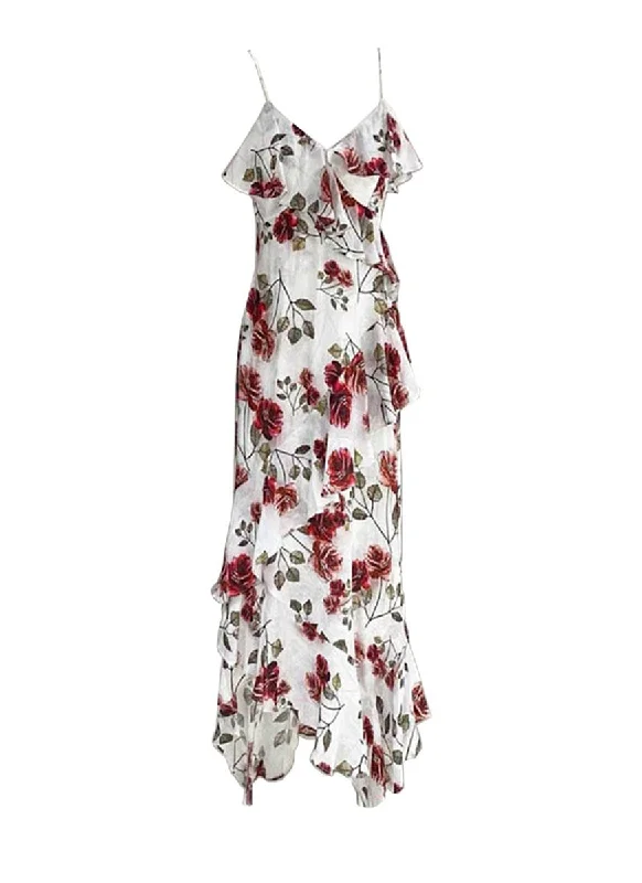 Early Bird Offer 5240018 Floral Chiffon Dress