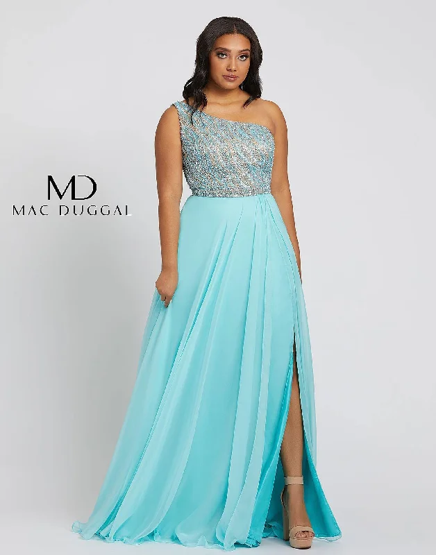 Stupidly Low Prices Mac Duggal 67232 Fabulouss One Shoulder Plus Size Prom Dress