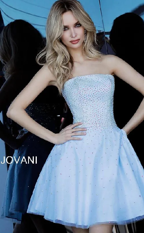 Elegant Style Jovani 2830 Prom Short Strapless Homecoming Dress