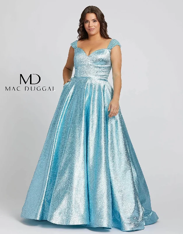 Trendy New Clothes Mac Duggal 67236 Fabulouss Plus Size Prom Long Ball Gown