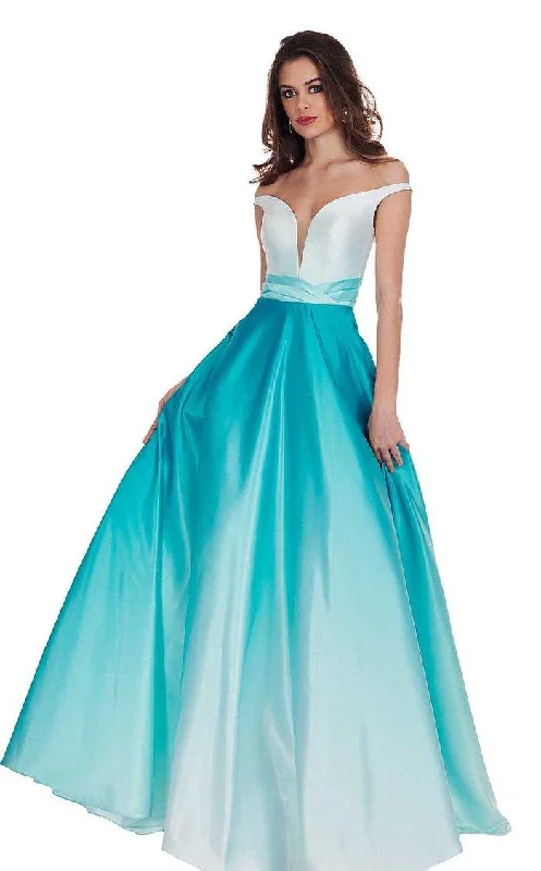 Comfortable Casual Women’s Clothing Rachel Allan Long Off Shoulder Prom Dress 6552