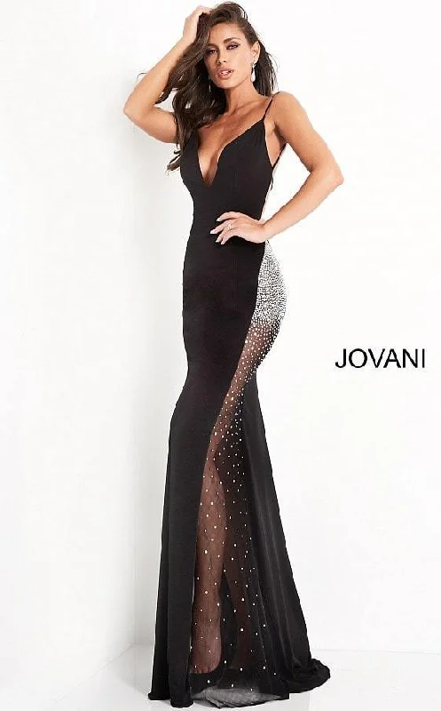 Limited Time Deal Jovani 06566 Prom Long Spaghetti Strap Formal Dress