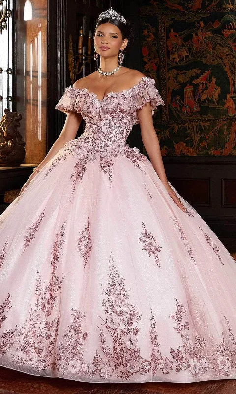 Sale Clearance Mori Lee 89333 - Flutter Off Shoulder Bow Ballgown