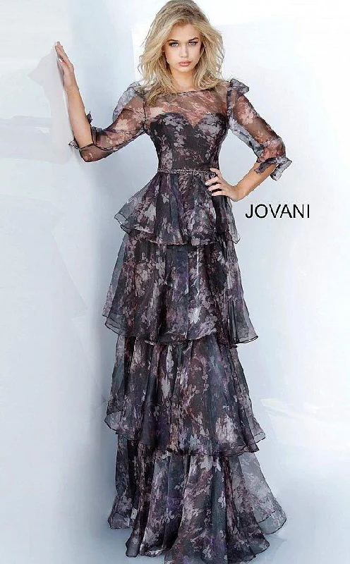 Huge Price Cut Jovani 2621 Long Formal Floral Dress