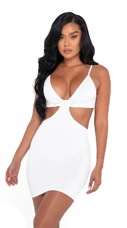 Sale For Women Cut-Out Sculpted Mini Dress