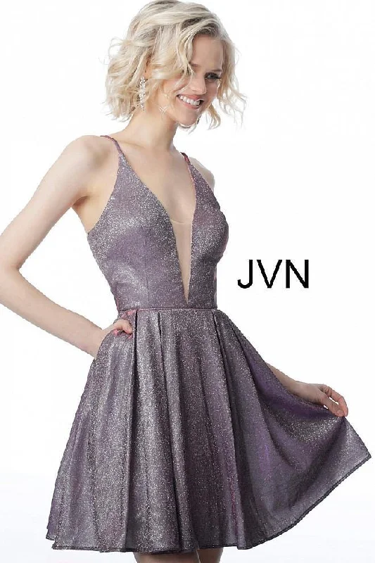 Versatile Wardrobe Essentials Jovani 2173 Fit and Flare Cocktail Dress with Pockets