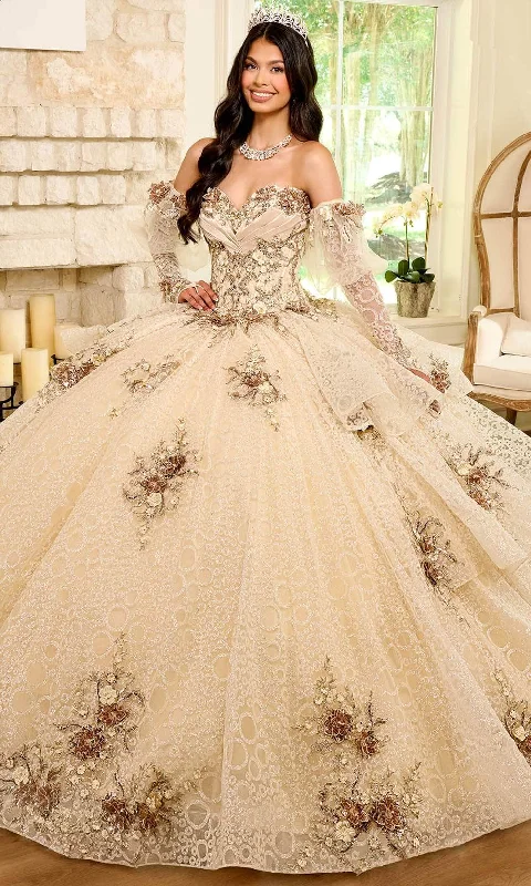 Outfits Ideas Rachel Allan RQ2191 - Sweetheart Neck Rhinestone Embellished Ballgown