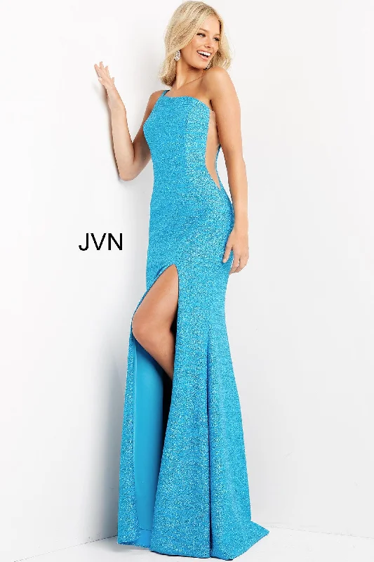 Casual Fashion Jovani 06126 One Shoulder Long Formal Prom Dress