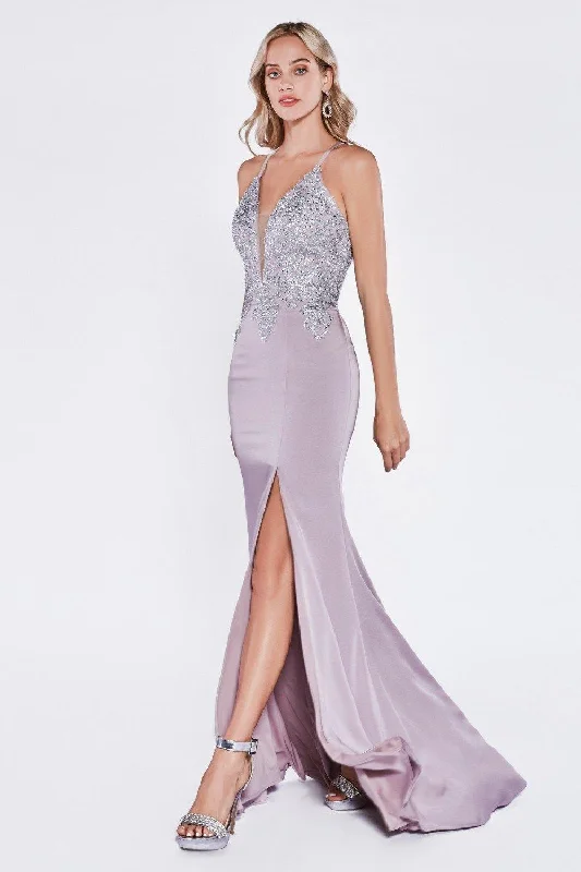 Comfortable Chic Cinderella Divine ML927 Sexy Long Formal Prom Dress Evening Gown