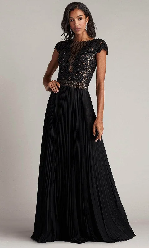 Unbeatable Prices Tadashi Shoji CFC24324L - Pleated Chiffon Evening Gown