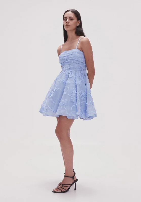 Clearance Sale Evangeline Mini Dress Light Blue