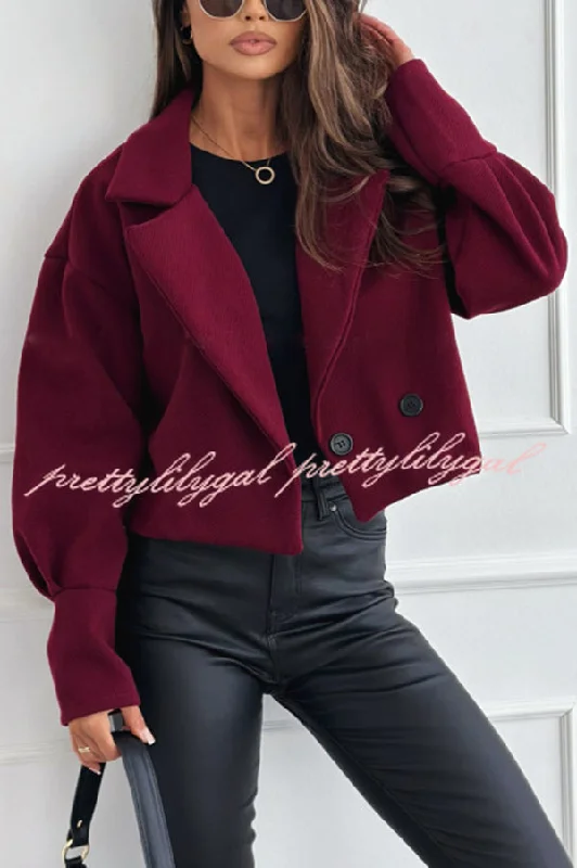 Everyday Fashion Fashionable Solid Color Lapel Short Blazer