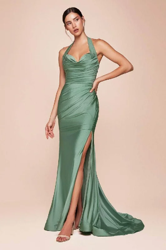 Women's Clothing Sale Online Cinderella Divine CD796 - Sweetheart Sleeveless Prom Gown