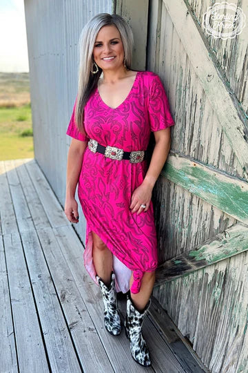 Clothing Brands STERLING KREEK COWGIRLS LIKE US MAXI DRESS