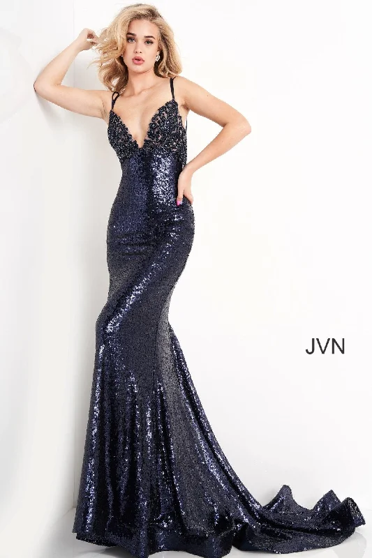 Stylish Looks Jovani 05803 Long Formal Sequin Prom Dress