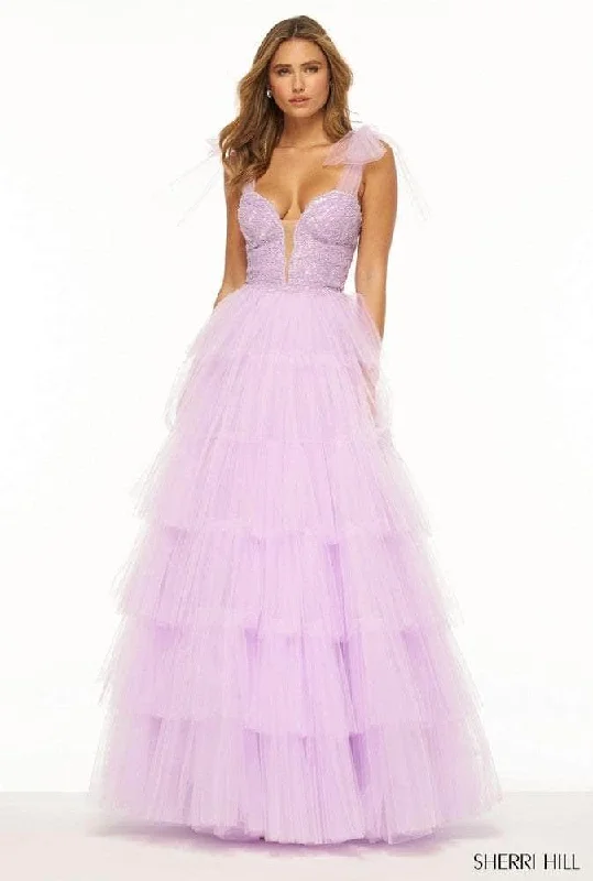 Must Haves Sherri Hill 56138 - Plunging Sleeveless Gown