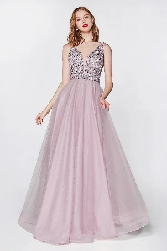 Trendy Pulse Cinderella Divine U103 Sleeveless Long Gown Evening Dress Formal