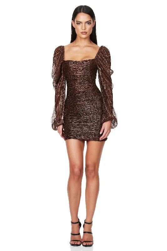 Fashion Frontiers Rust Alchemy mini dress