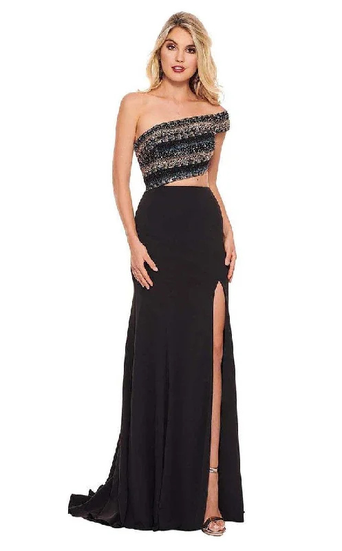 Relaxed Fit Women’s Fashion Rachel Allan Prom Long Off Shoulder Beaded Gown 6525