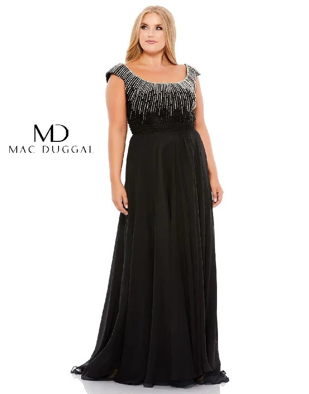 Chic Women’s Clothing Online Mac Duggal 67735 Fabulouss Plus Size Long Dress