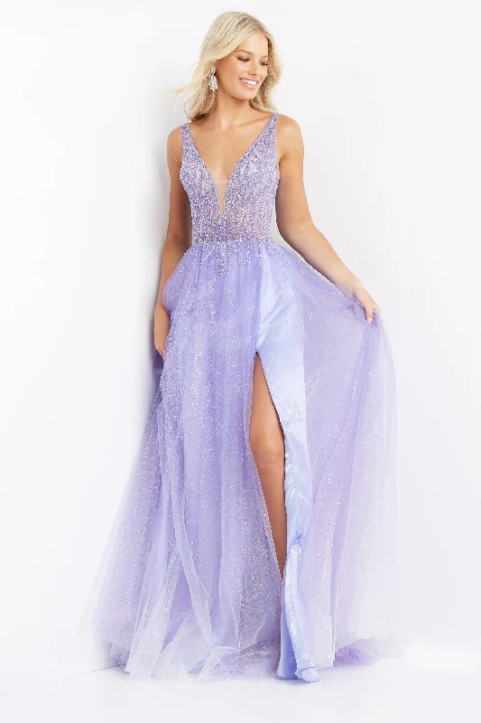 Stylish Savings Jovani 07387 Long Tulle Prom Dress