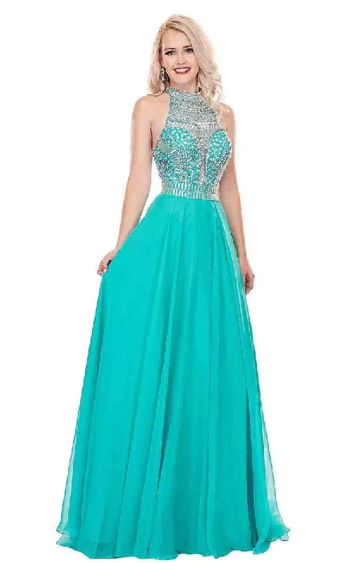 Women's Clothing Sale Online Rachel Allan Prom Long Formal Chiffon Dress 6568