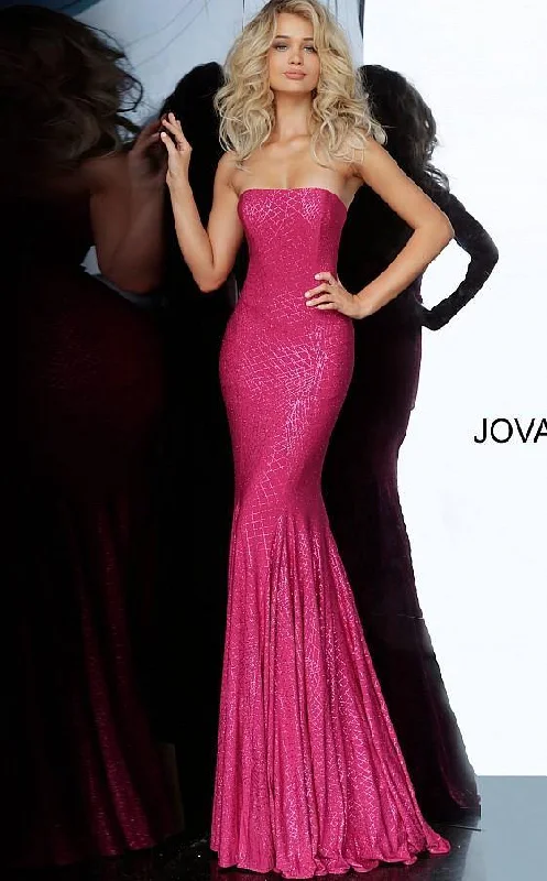 Fashion Sale Jovani 1121 Prom Long Strapless Formal Mermaid Gown