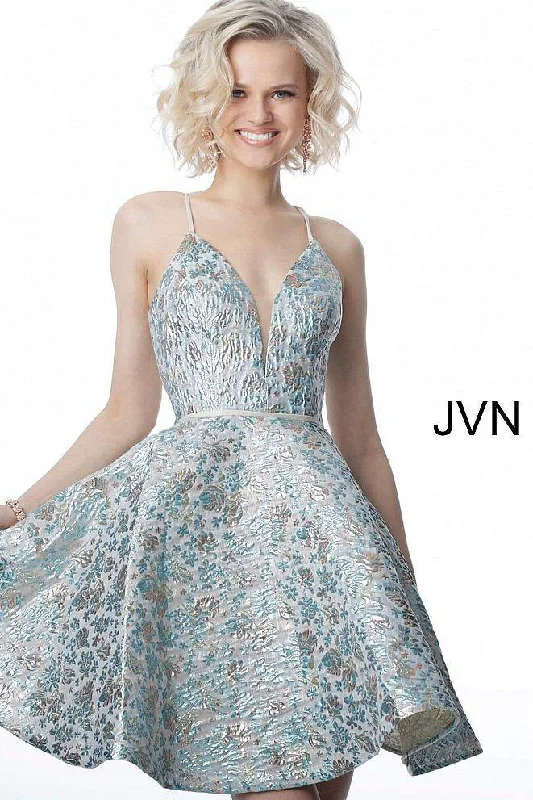 Quality Driven Apparel Jovani 3821 Spaghetti Straps Short Homecoming Dress