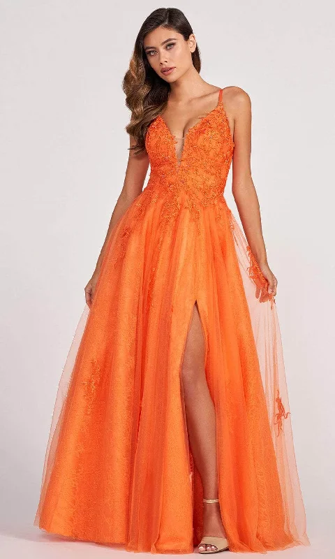 Trendy Women’s Apparel Colette for Mon Cheri CL12136 - Sweetheart Laced Formal Gown