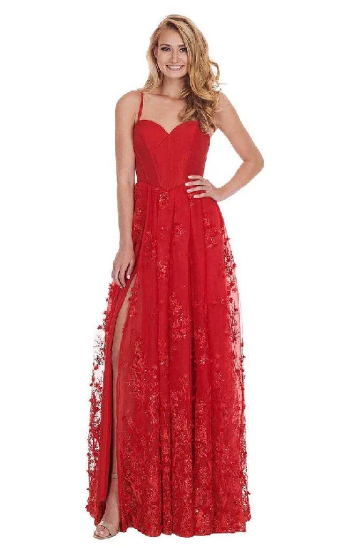 Women’s Evening Wear for Special Occasions Rachel Allan Long Spaghetti Strap Prom Dress 6543