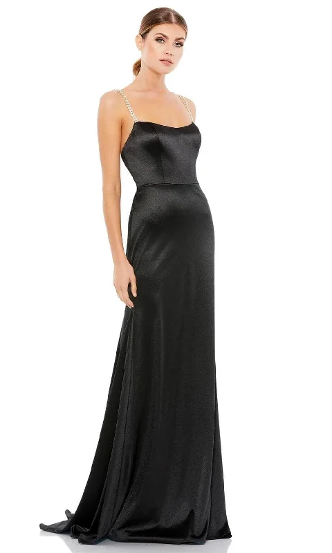 Exclusive Sale Ieena Duggal A12428 - Charmeuse Trumpet Evening Gown