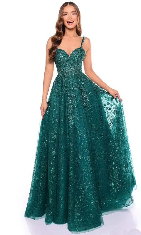 Vibrant Styles Amarra 88124 - Lace Applique Sweetheart Ballgown