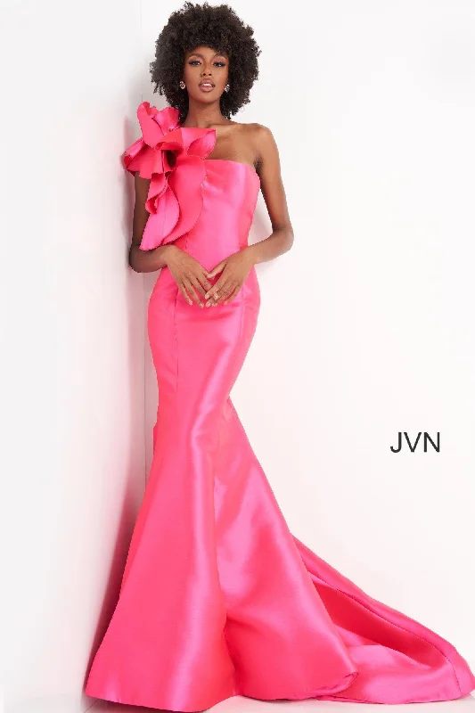 Chic And Comfortable Jovani 00650 One Shoulder Mermaid Long Prom Dress