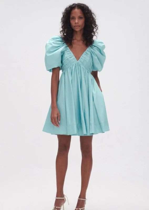 Flash Sale Event Gabrielle Plunge Mini Dress -  Spearmint