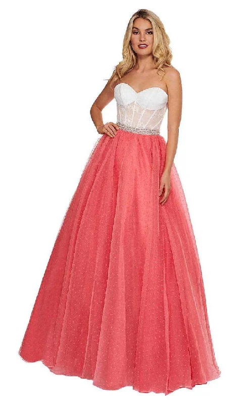 Limited Time Offers Rachel Allan Prom Long Strapless Ball Gown 6471