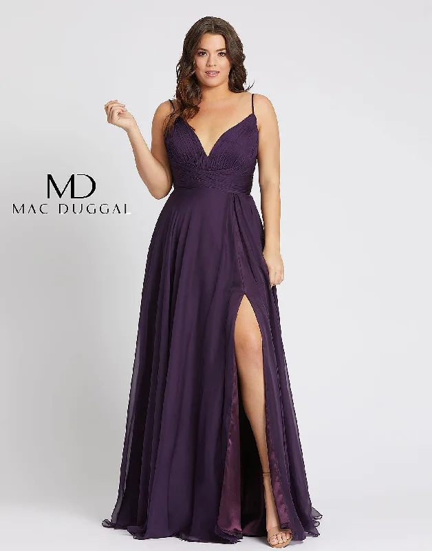 Shop Our Looks Mac Duggal 67214 Fabulouss Plus Size Long Prom Dress