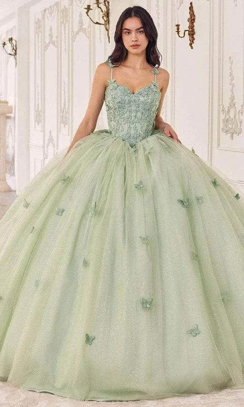 Women’s Clothing for Every Season and Trend Ladivine 15718 - Butterfly Applique Ballgown