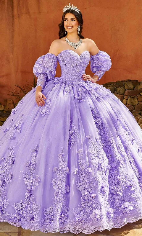 Women's Clothing Sale Rachel Allan MQ1103 - Puff Sleeve Quinceanera Ballgown