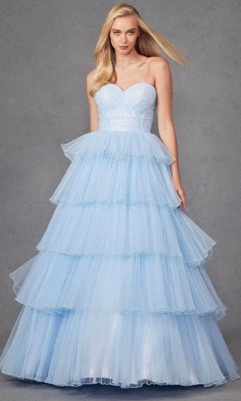 Stylish Women's Apparel Juliet Dresses JT2452K - Strapless Sweetheart Neck Ballgown