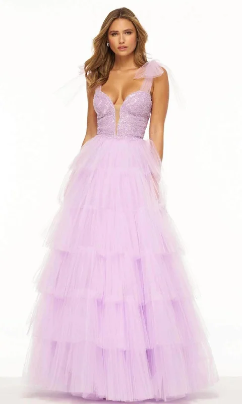 Discover Now Sherri Hill 56138 - Plunging Sleeveless Ballgown