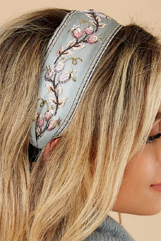 Summer Deals Retro Embroidered Knotted Fabric Headband