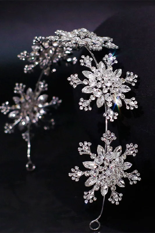 Limited Edition Snowflake Shape Headband Elegant Headwear