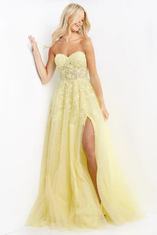 Everyday Wear Jovani 05811 Strapless Long Prom Dress