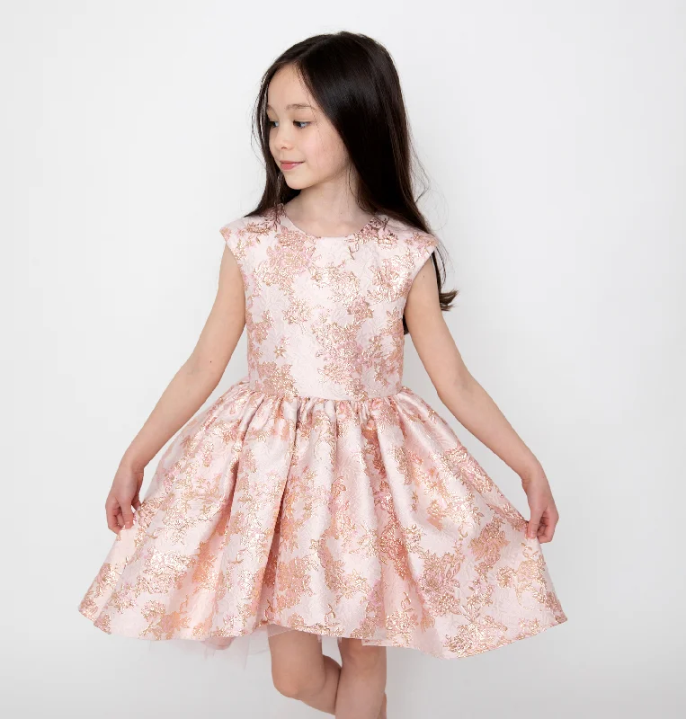 Online Boutiques Clothing Floral Brocade Dress