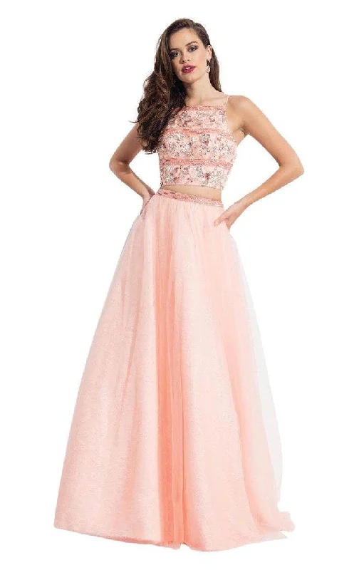 Fashion Essentials Rachel Allan Prom Long Two Piece Ball Gown 6036