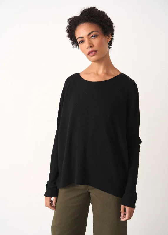 Sales Clothes QUINN ROUND NECK SWEATER - BLACK