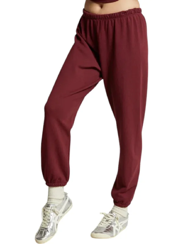 Women’s Casual Dresses The Johnny Sweatpant In Cranberry