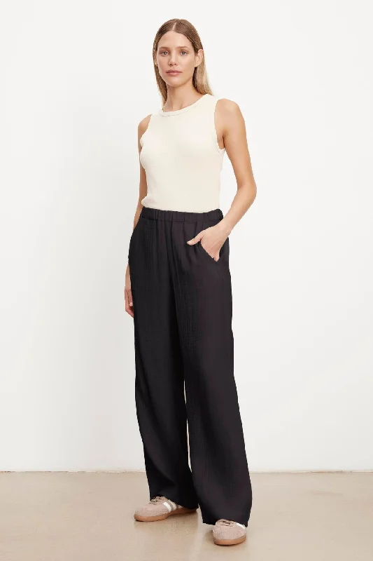 Chic Casual Style JERRY COTTON GAUZE PANT