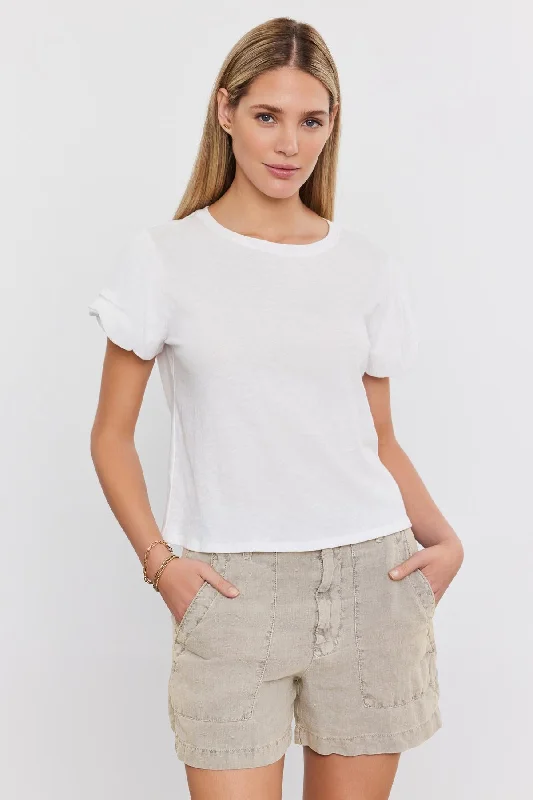 Clothes Of Woman FALLON HEAVY LINEN SHORT