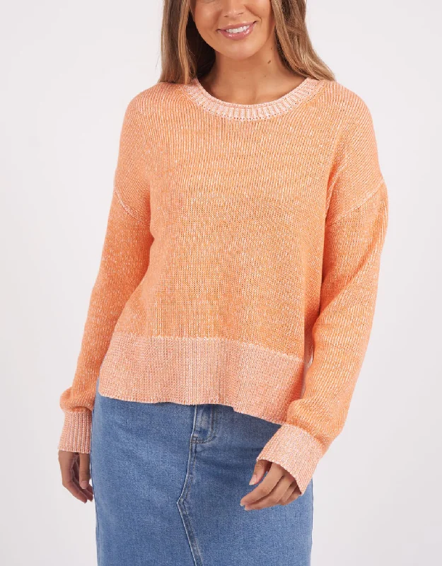 Elegant Women’s Clothing Wrenley Knit - Tangerine